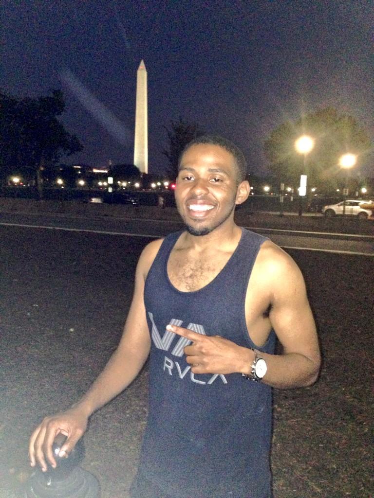   -"Greetings From Our Nations Capital, Happy Birthday To Our President Barack Obama 