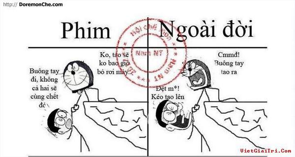 giabao2003's tweet photo. Sự khác biệt giữa phim và ngoài đời http://t.co/090z7tdjwv