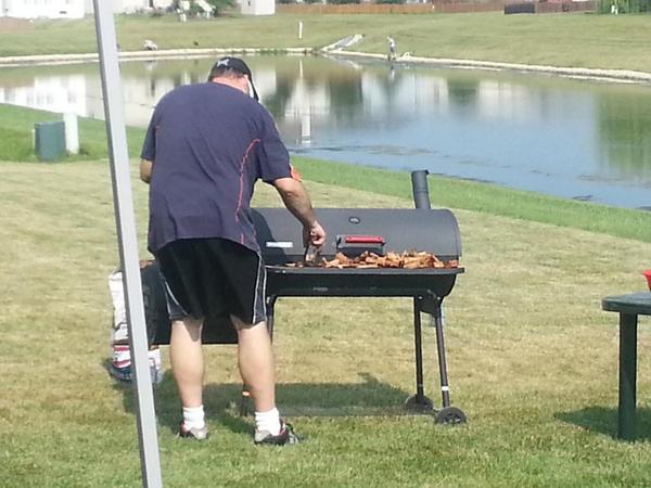 jamal4alderman's tweet photo. Campaign kickoff weekend  rib contest. http://t.co/9MXIXGpfr2