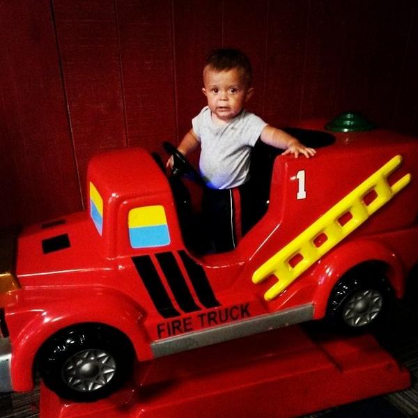 AFireStation's tweet photo. Found this cool photo, not mine #nextfirefighter #justlikepapa #vrooom #weuweu #fireengine #red #yellow #wisconsi... http://t.co/2fnckcXj2q