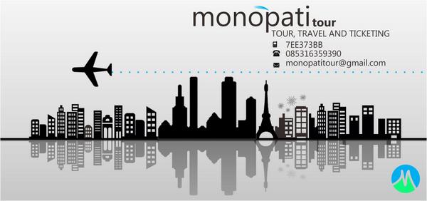 <a href="/monopatitour/">monopatitour</a> > Tour,Travel &amp; Ticketing | BOOK Tiket Pesawat, Hotel, Bus, Mobil, MICE | CP: 085316359390 Pin:7EE373BB