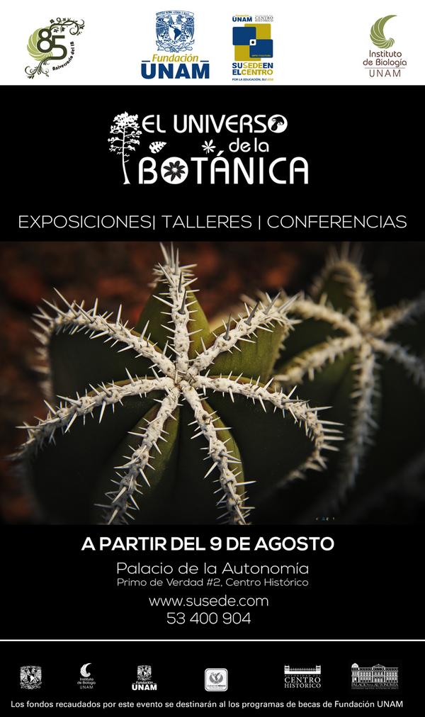 Fundacion_UNAM's tweet photo. ¡A partir del 9 de agosto el Universo de la Botánica #SuSede en el Centro! Programación en http://t.co/BgzRycipay http://t.co/gL4a6IgBAw