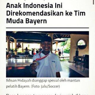 twotouchFA's tweet photo. From @twotouchFA Bekasi to Muenchen Jerman .... congrats Iksan Marzuki http://t.co/2e71TggfTa
