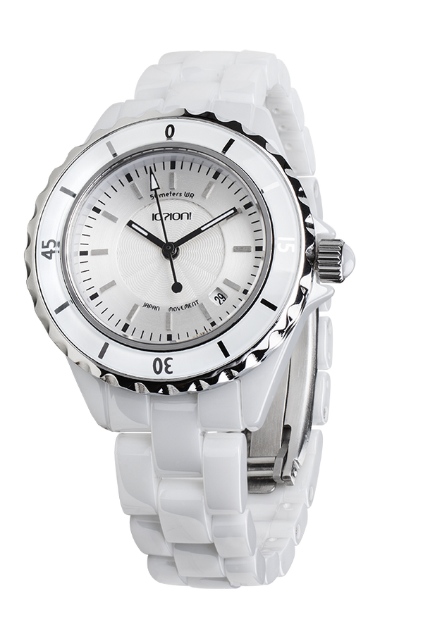 IOION_Japan's tweet image. 新作登場！IO?ION!初のセラミックベルト＆２０ATM防水です。販売開始は現在未定となっています。総重量１００ｇ、ＩＯ？ＩＯＮ！らしい洗練されたデザインで、ファンを裏切りません！皆様、楽しみにお待ちくださいね！