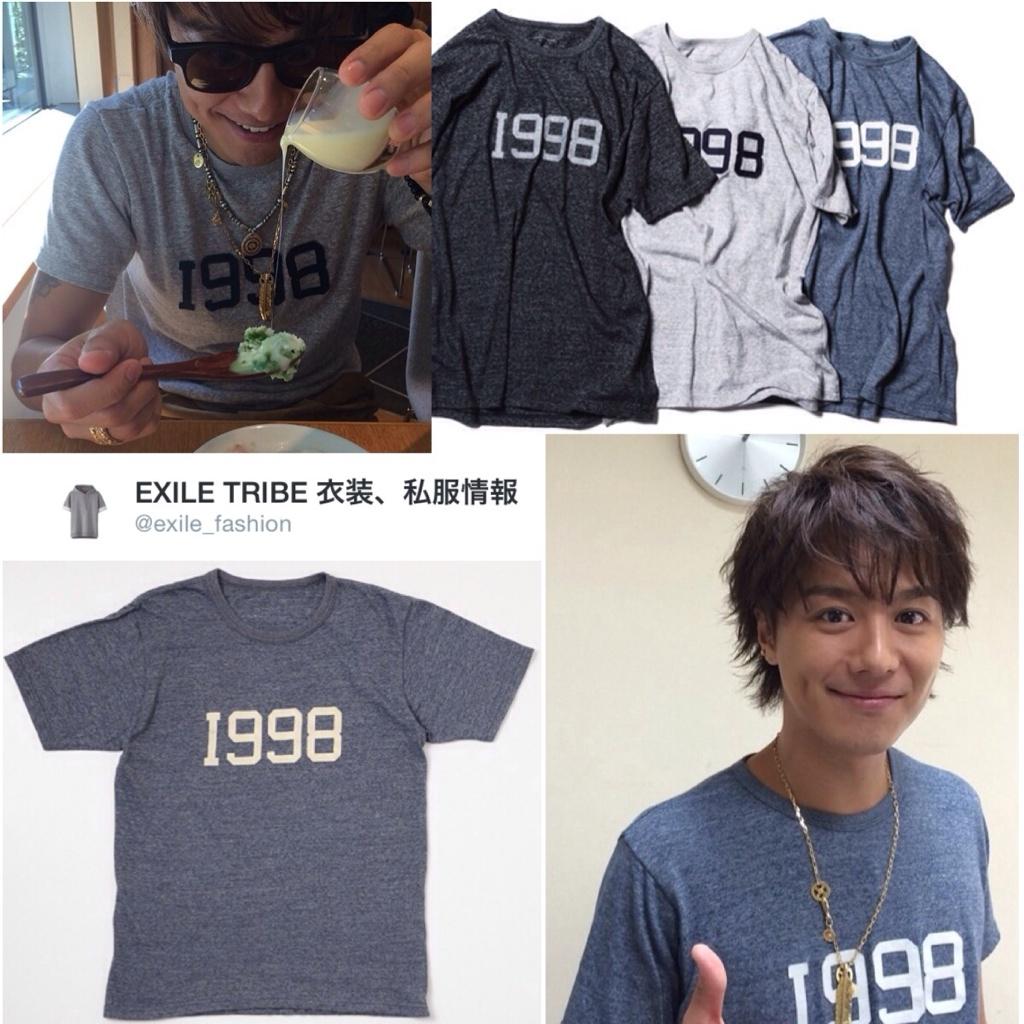 ট ইট র Exile Tribe 衣装 私服情報 Takahiroさんがご愛用なさっているtシャツです Sophnet 1998 Tee 8 000 Http T Co C1vd7fsley Http T Co Mrldafllbu