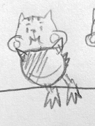 ぼけーっと描いてたら下半身がヒヨコになってた 