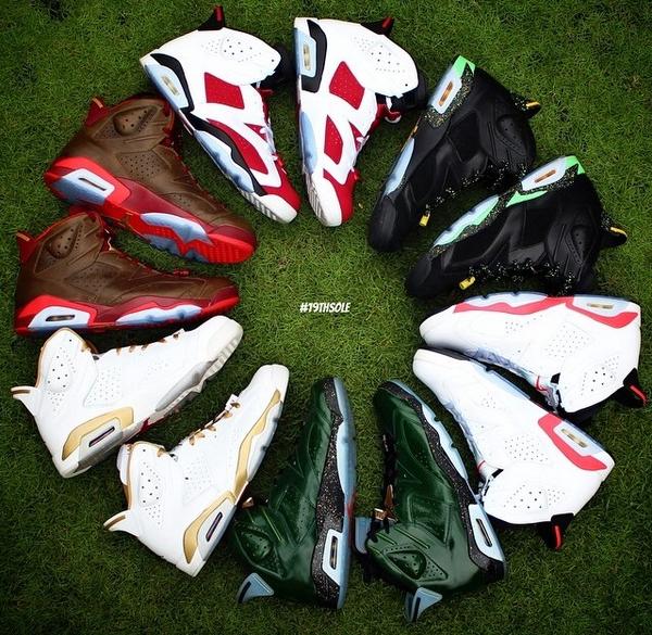 sneakerfiles's tweet image. Some of @19thsole Air Jordan 6's SneakerFiles.com #sneakerfiles #airjordans