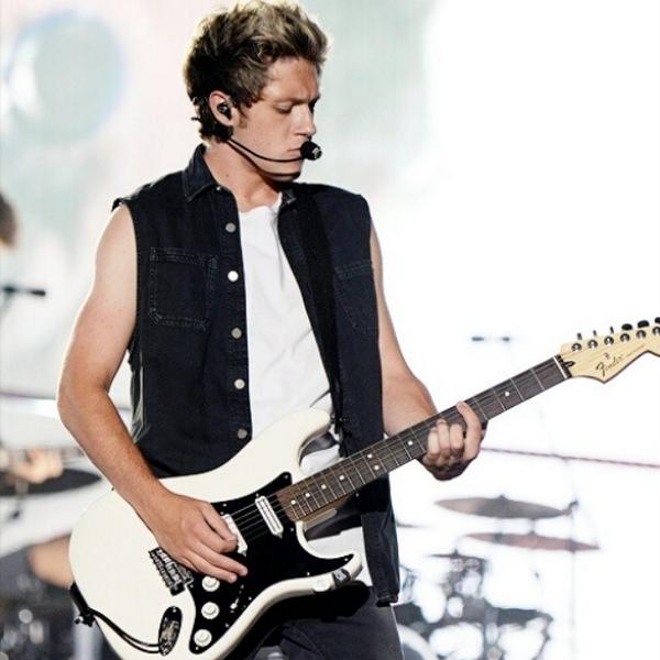 Direction115One's tweet image. Niall on stage in New Jersey, holy shit 😍