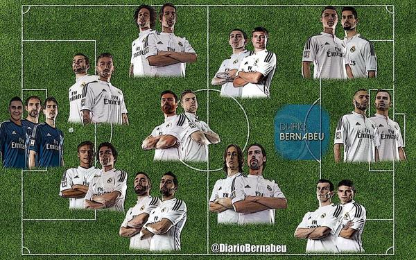 RMadridInfo's tweet photo. Real Madrid's Super Squad [@DiarioBernabeu] http://t.co/s2kc60MIqb