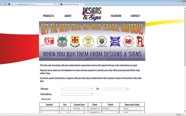 Designscardiff's tweet image. Now you can order your school uniform online at
designs-signs.co.uk/order.html #uniform #BackToSchool #Embroidery #designs
