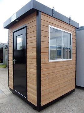 Special Offer: NEW Security Hut for sale (Timber Clad) - only £2,499 +vat &amp; delivery - cabinsandcontainers.co.uk/offers-6x6Timb…