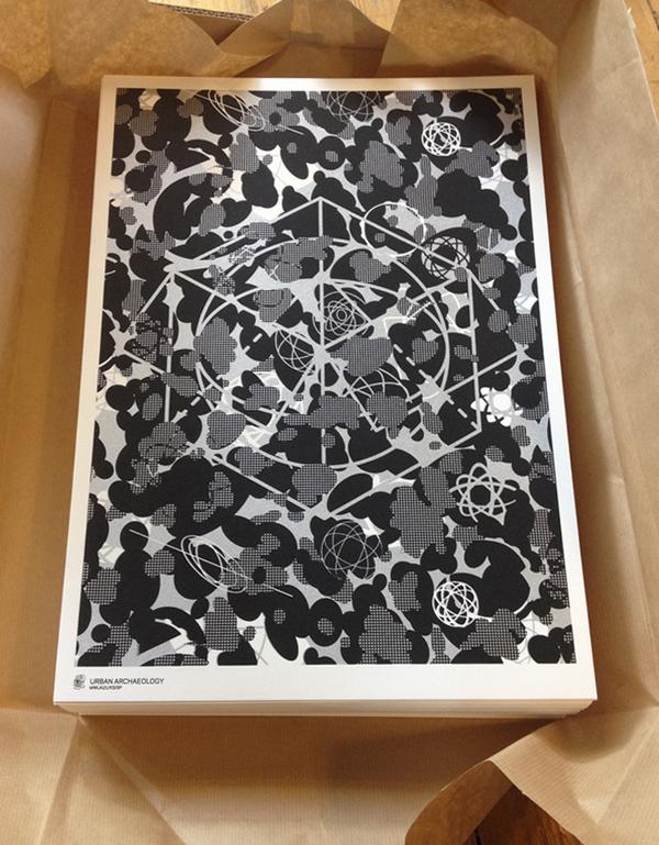 MW/UA screen prints have landed - signed, sealed, sent by end of week. #mowax21 #urbanarchaeology
