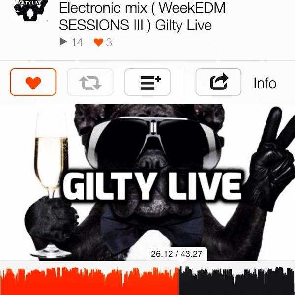 GiltyLive's tweet image. WeekEDM session III is out !! Jam it out in your car or a work!