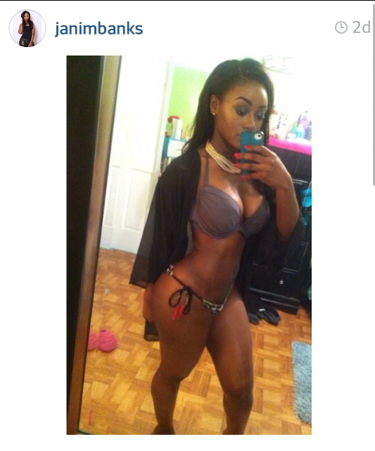 Quallatee's tweet image. my GF"@BiggaBaby_Dre: Darkskin Girls Just Hit A Half Court Buzzer Beater Thanks To Her Lmao #BadAsf !!!!! http://t.co/dnAW9K51vm"