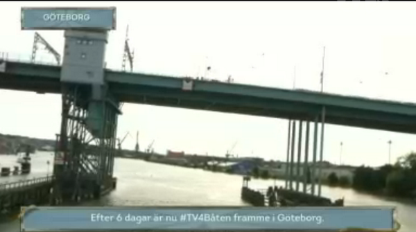 TV4Baten's tweet photo. Nu har #TV4Båten tagit sig från Stockholm, Göta kanal, till Göteborg. Tack alla som tittat! http://t.co/KOilhGx7eQ http://t.co/Io6TA6UNxE