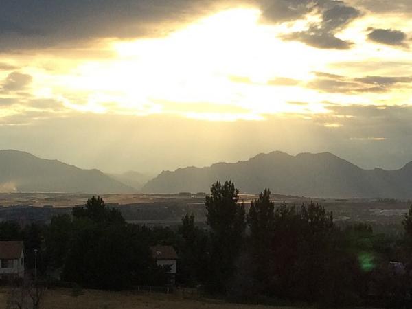 My view at dinner last night !!!!