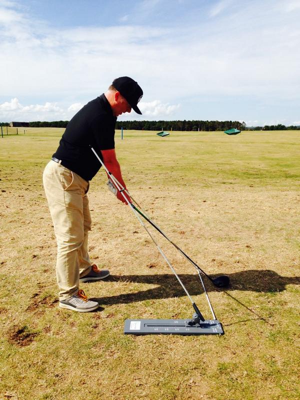 GolfingLinksPro's tweet photo. Product testing with @swingcheck_golf today @Elie_SportsClub #trainingaid #improvment http://t.co/Ss1PkoY2Ea