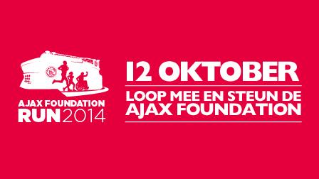 AFCAjax's tweet photo. Doe mee aan de #AjaxFoundationRun! Finish in de @AmsterdamArenA! Inschrijven en meer info: http://t.co/zKREhvaxLK http://t.co/z47FVCVkLx
