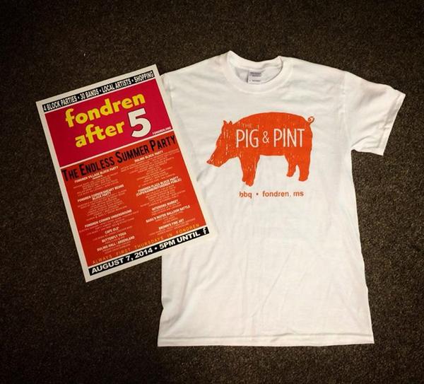 ThePigAndPint's tweet image. Get your free Pig &amp;amp; Pint T-Shirts @studiochane this Thursday during Fondren after 5!