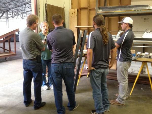 EnableEnergy's tweet image. Testing day at Enable. New racking products being timed on the test roof led by Enable's CTO Jack Patton