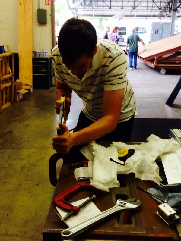 EnableEnergy's tweet image. Jake prepping the bolts for the Avanza timing. You never know when a Finance major might need to use a hacksaw.