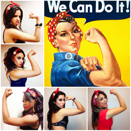 Channeling our inner Rosie the Riveter. #WeCanDoIt and you can too! #BOSS