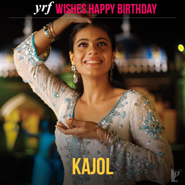 Her effortless acting has won our hearts! 
Here s wishing the talented Kajol a very Happy Birthday! 