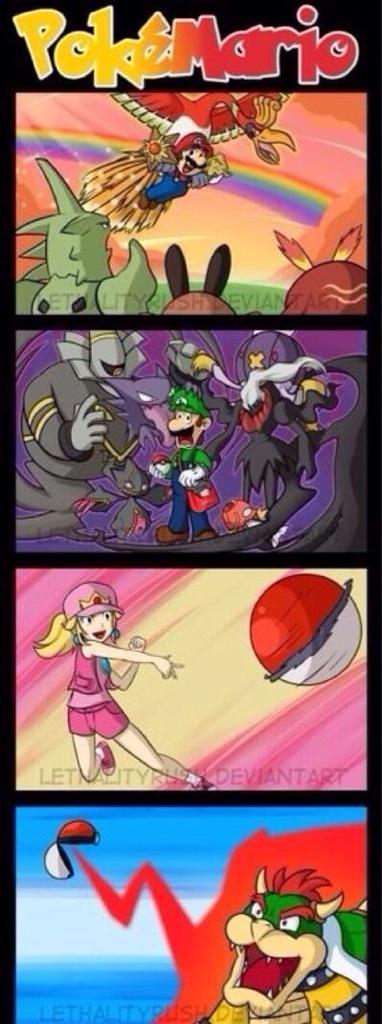 Mario Pokémon crossover!