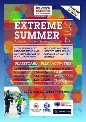 Bored? Don't be, visit TE sessions
FREE skateboard lessons for 5-16 year olds, all equipment provided!
#NorthfieldCPT