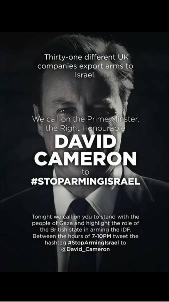 MafiarayRay's tweet photo. #StopArmingIsrael @David_Cameron ......." You Prick .....!! " #murdering twat http://t.co/67WOv4Kx9o