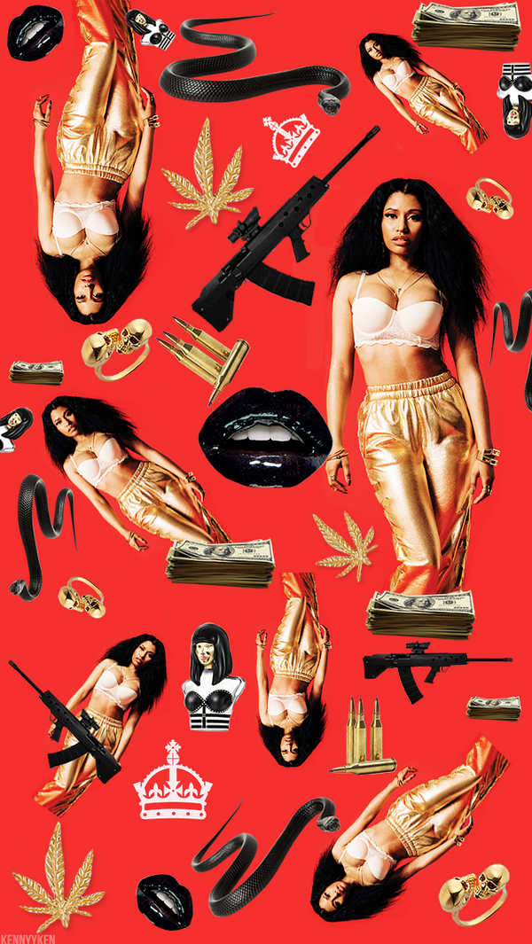 Nicki Minaj iPod Touch  iPhone Wallpaper by touw on DeviantArt