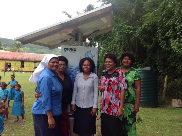 KTLFoundation's tweet photo. This is how it looks like after the installation of the New Water Purify System at Nabau, Bua, Fiji Islands. http://t.co/JvfUwR3SfS
