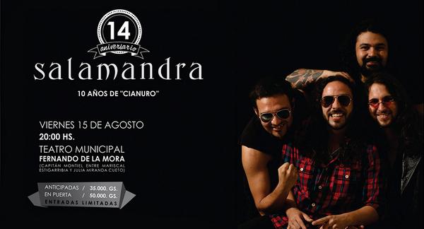 RockPyCom's tweet photo. @salamandrapy 14 años de música y un festejo a lo grande! http://t.co/hKE5yQucrk http://t.co/H9DYZfItLn