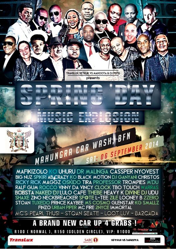 djmahoota's tweet image. #SpringDayMusicExplosion 06th Sep #Bloemfontein #Mahungra #Computicket BRAND NEW CAR 2 BE WON!!!  CC @djmahoota”