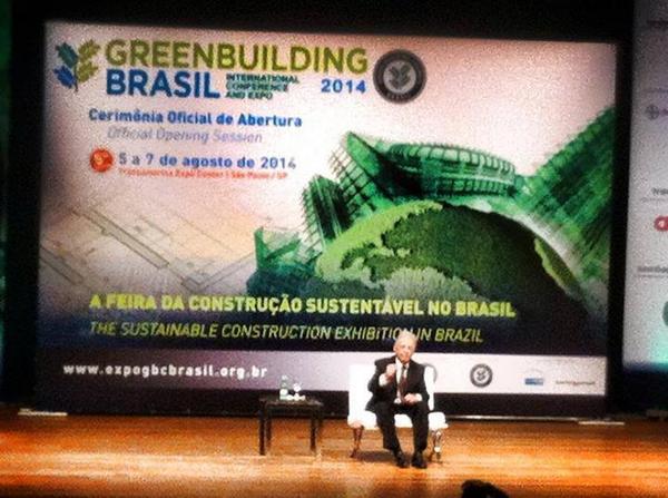 APISProject's tweet photo. Plenária de abertura do Greenbuilding Brasil com Fernando Henrique Cardoso. 
Amanhã, o projeto APIS será apresent... http://t.co/hzkxUj4Lph