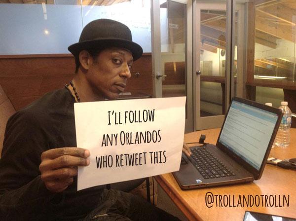 #Brolando follow train. I'll follow any #Fauxlando account that retweets this message tonight!