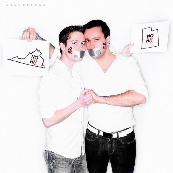 NOH8Campaign's tweet photo. BREAKING! #Virginia &amp; #Utah to appeal rulings on same-sex marriage bans to the Supreme Court: http://t.co/sRQCB2oMVO http://t.co/cM1myxnyUi