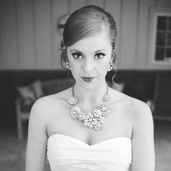Shop these bridal statement necklaces  knot.ly/6015mwAL