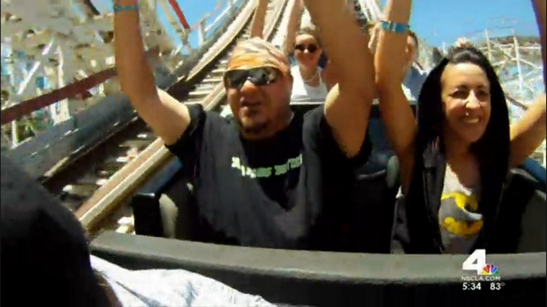 ThemeParkReview's tweet photo. Caesar has 30 minutes left! #ColossusMarathon @SFMagicMountain! 321 laps done! http://t.co/AGLLbaVnzo