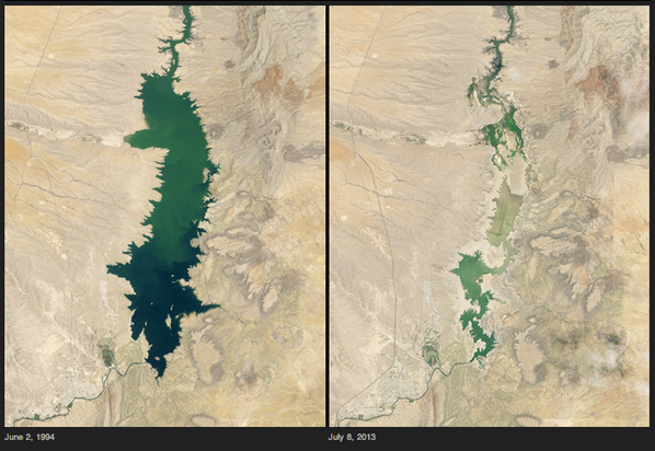 ClimateReality's tweet photo. Transformation Tuesday: New Mexico's largest reservoir provides water for half of El Paso, TX http://t.co/JcbDYQU3s0 http://t.co/ABBdUXKsTG