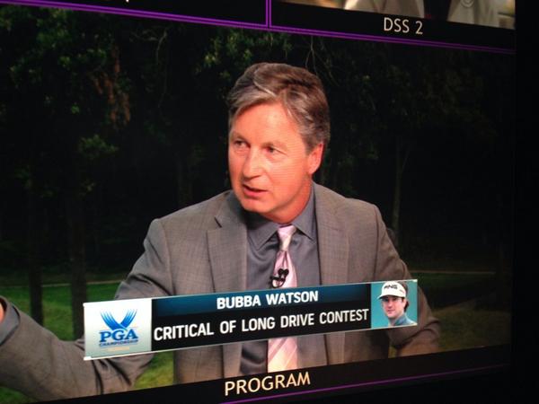 bigjohnNEP's tweet image. Get &apos;em @chambleebrandel ! Let Bubba know how it is! #LightenUpWatson #GolfKnowledge #BubbaWatson #charitytuesday