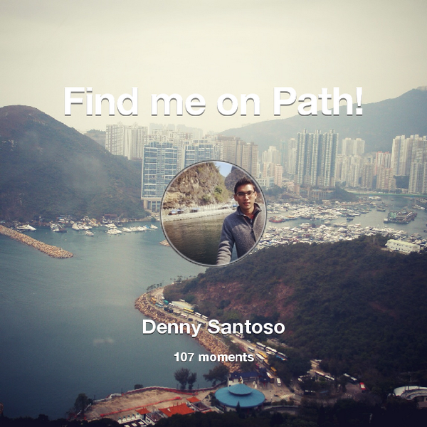 dennie_91's tweet photo. I've shared 107 memories with my friends on #Path - see them now at http://t.co/aoPvb5HTjP! #thepersonalnetwork http://t.co/hmh2VVPKmg