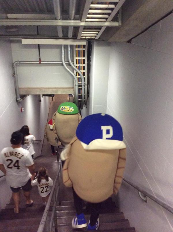 Pittsburgh Pirates on X: Welcome back Potato Pete. Tonight's Pierogie Race  winner! #PeteReturns  / X