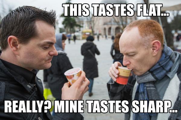 ThePianoGuys's tweet image. Something is wrong with these drinks...