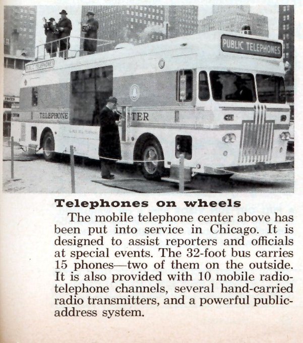 Mobile phones slightly bigger in 1960