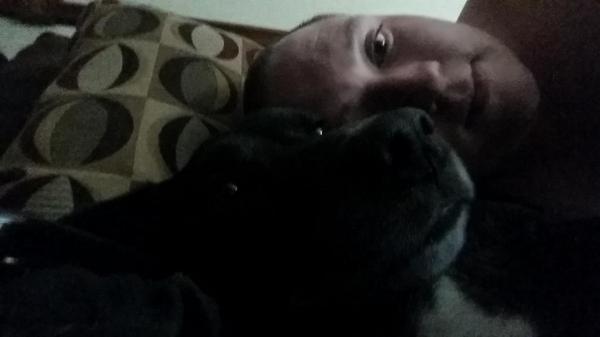 Josh_InfinitySW's tweet image. Watching the CMA music festival with the pup!! #CMAMusicFestival