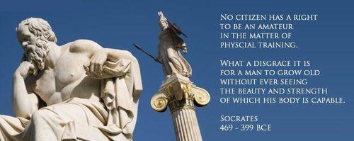 PolymathCafe's tweet photo. ..It is a shame for a man to grow old without seeing the beauty and strength of which his body is capable. #Socrates http://t.co/gW3X98HU5d