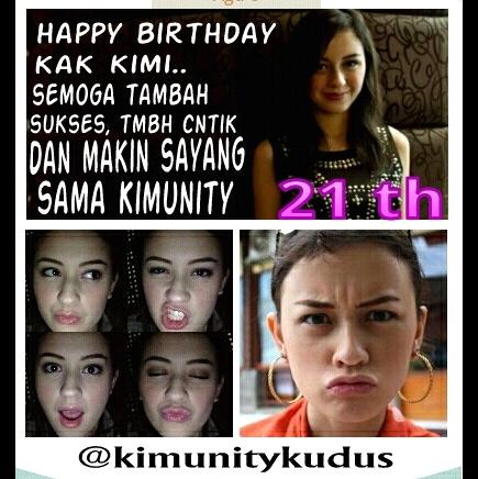 kimunitykudus's tweet photo. #happy_birthday kak @kimbrlyryder 
Smoga tambah sukses,tmabh cntik, sehat slalu, dan makin sayang sama #kimunity :* http://t.co/j44ZpkOBSE