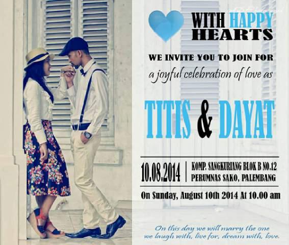 undangan resmi dari anggota pcdxc bro dayat and titis.