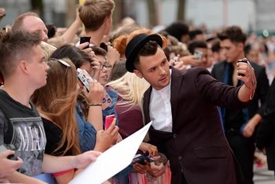 UnionUpdates_'s tweet image. Jaymi at The Inbetweeners 2 premier in London 05/08/2014